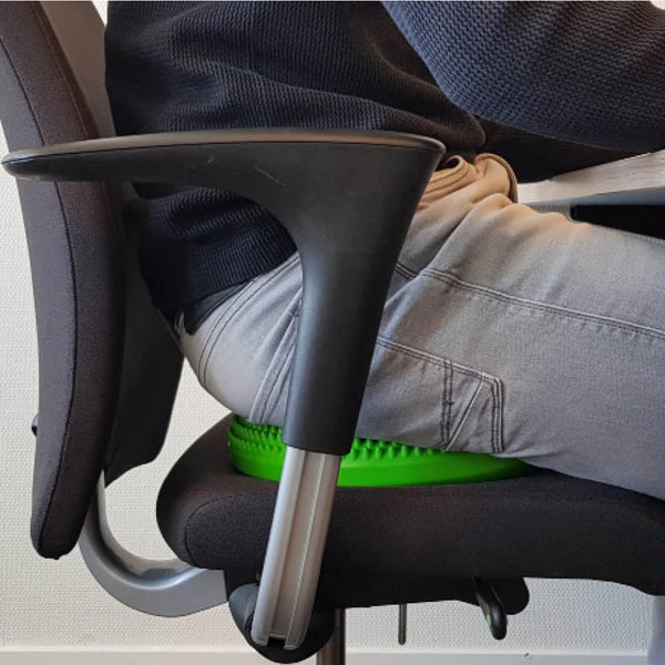 Grüner stacheliger Sitzkissen stabilitätstrainer Air für erstklassige Balance und Haltung